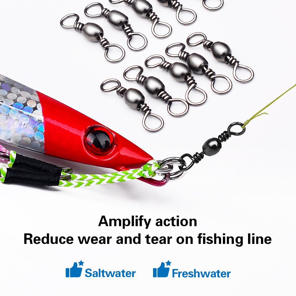 100Pcs Fishing Swivels Connect – Leader Line recenzja i cena