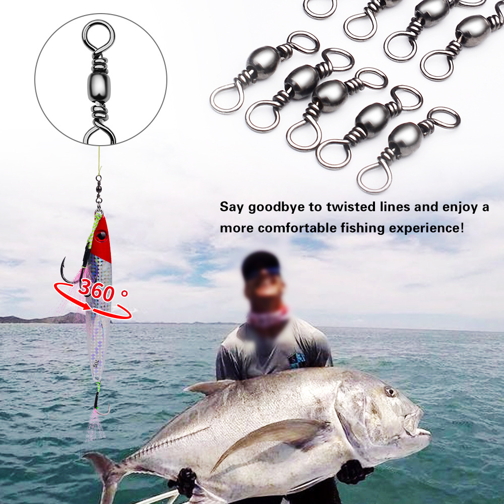 100Pcs Fishing Swivels Connect – Leader Line recenzja i cena