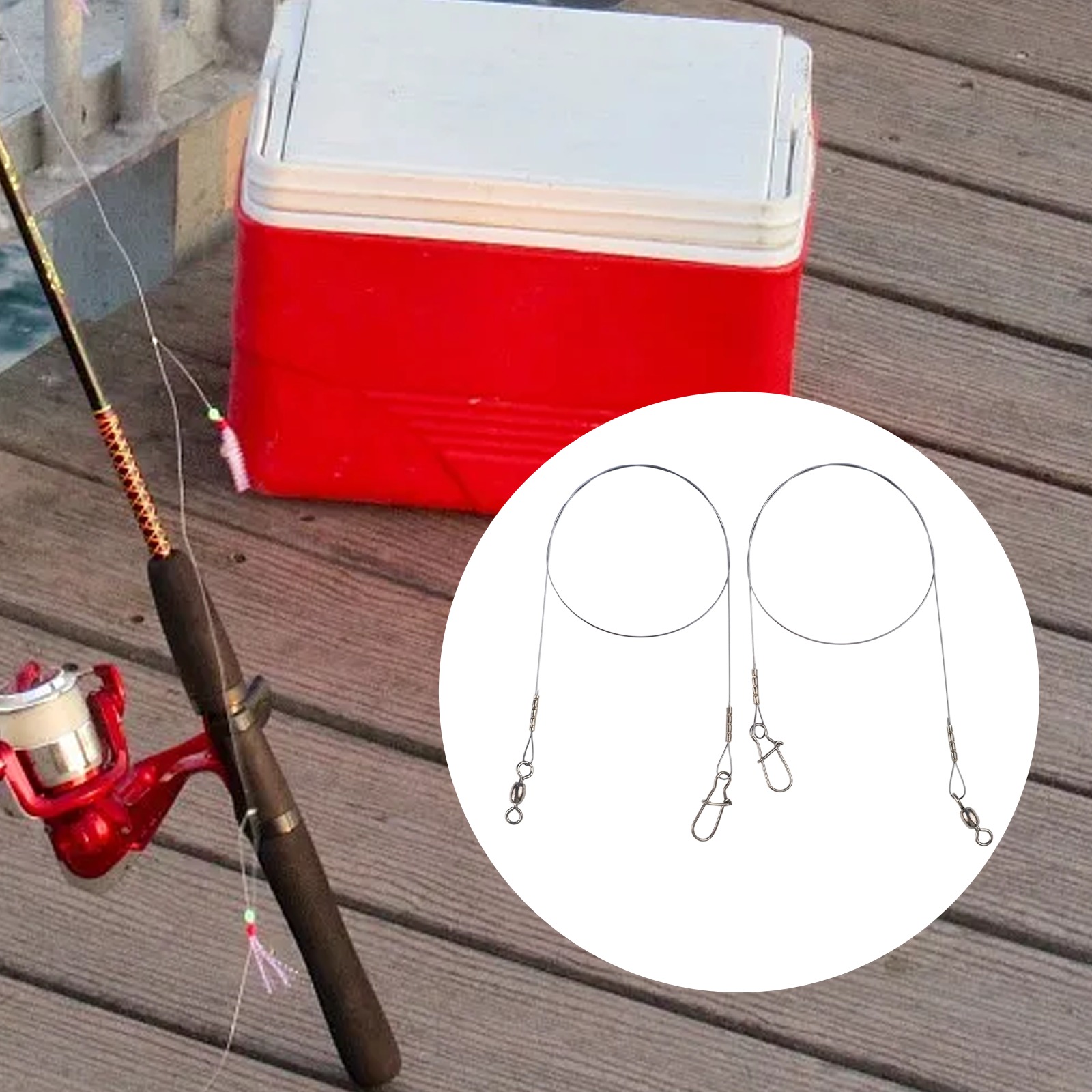 2pc Fishing Titanium Wire Lead – Fishing Line Winder recenzja i cena