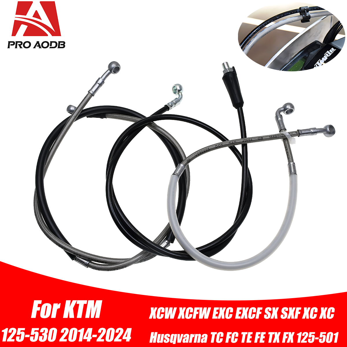 Motorcycle Front Rear Brake Oi – Braided Line recenzja i cena