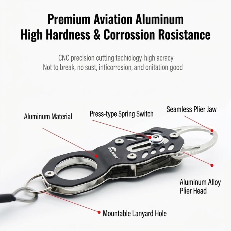 Micro Fishing Pliers and Fish  – Fishing Line Cutter recenzja i cena