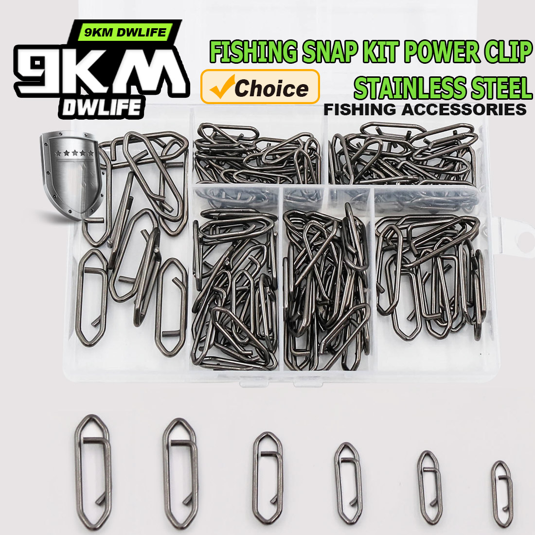 9KM Fishing Snap Kit 110pcs Po – Monofilament Line recenzja i cena