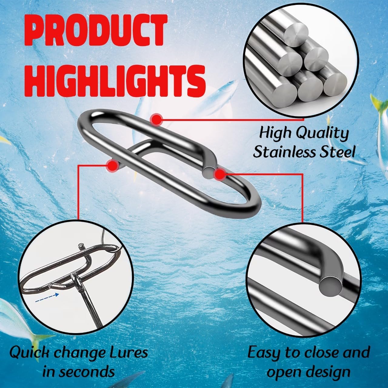 9KM Fishing Snap Kit 110pcs Po – Monofilament Line recenzja i cena