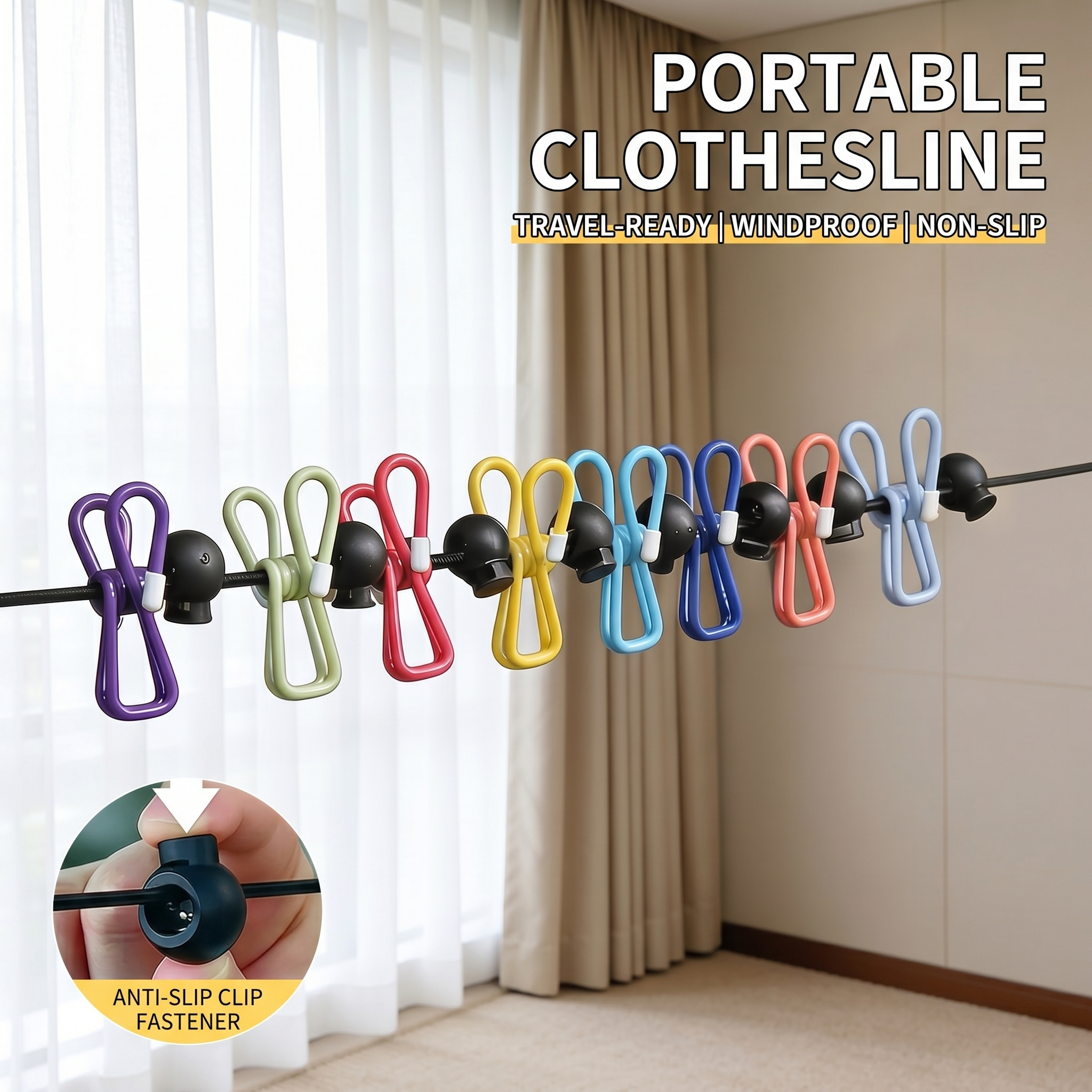 Travel Clothesline Clothes Lin – Tippet Line recenzja i cena