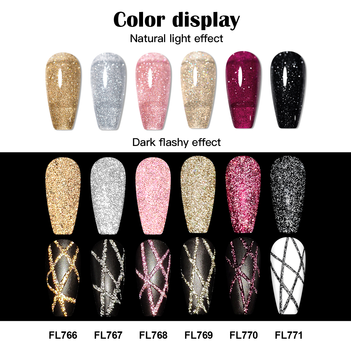 Gold Silver Reflective Glitter – Copolymer Line recenzja i cena