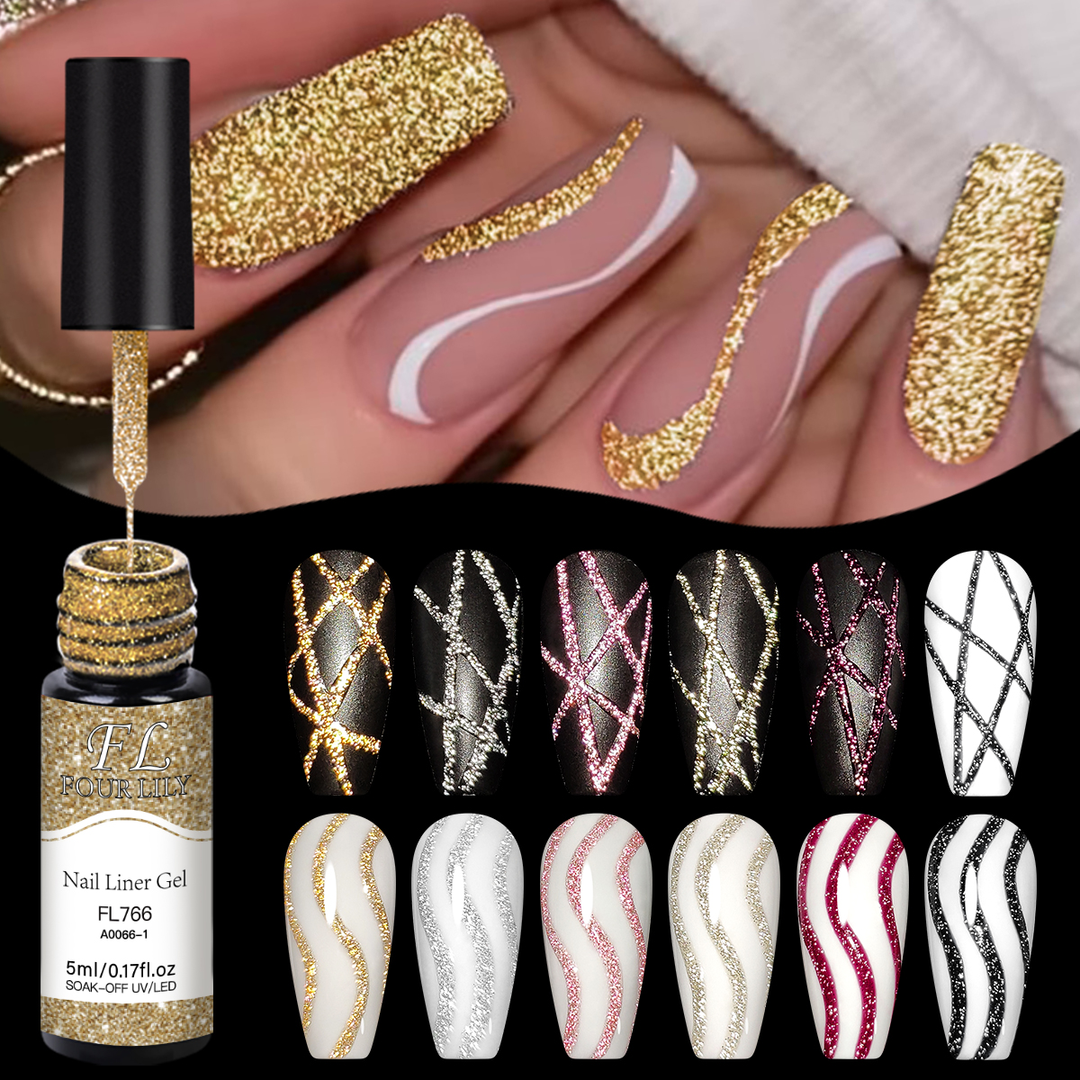 Gold Silver Reflective Glitter – Copolymer Line recenzja i cena