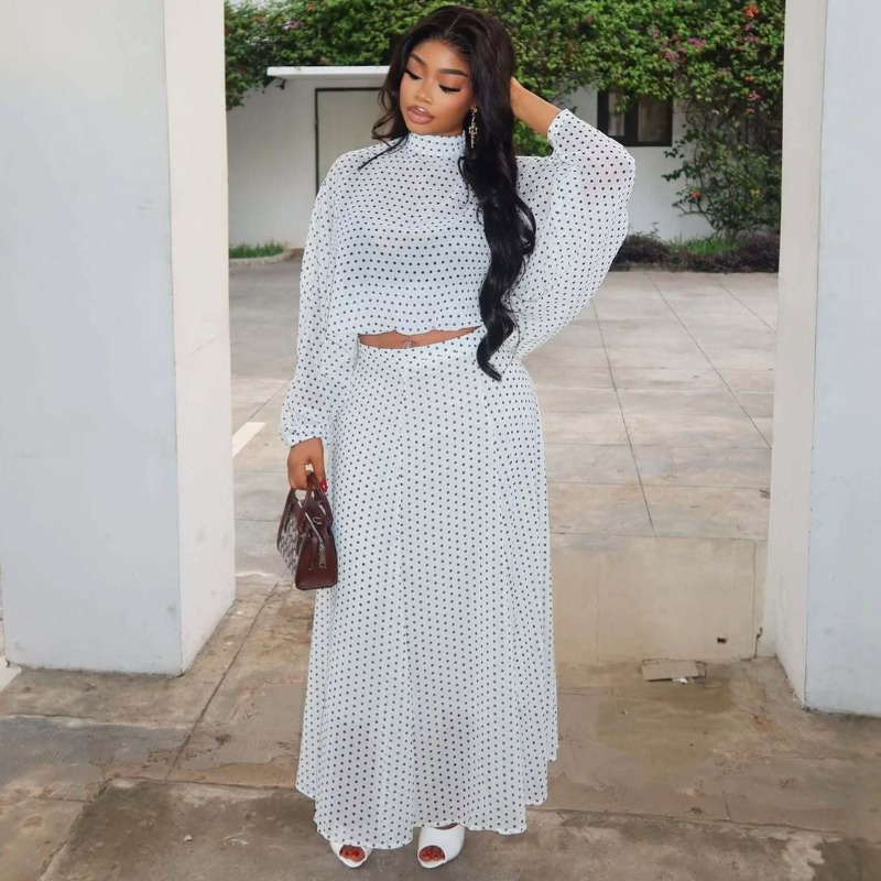African Women Polka Dot Chiffo – Fly Line recenzja i cena