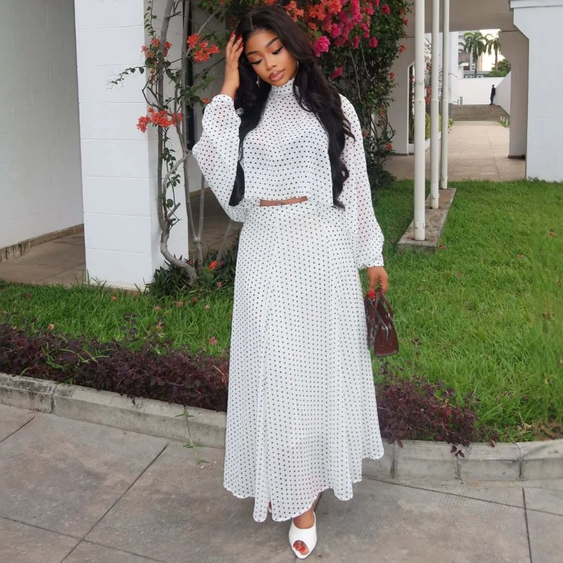 African Women Polka Dot Chiffo – Fly Line recenzja i cena