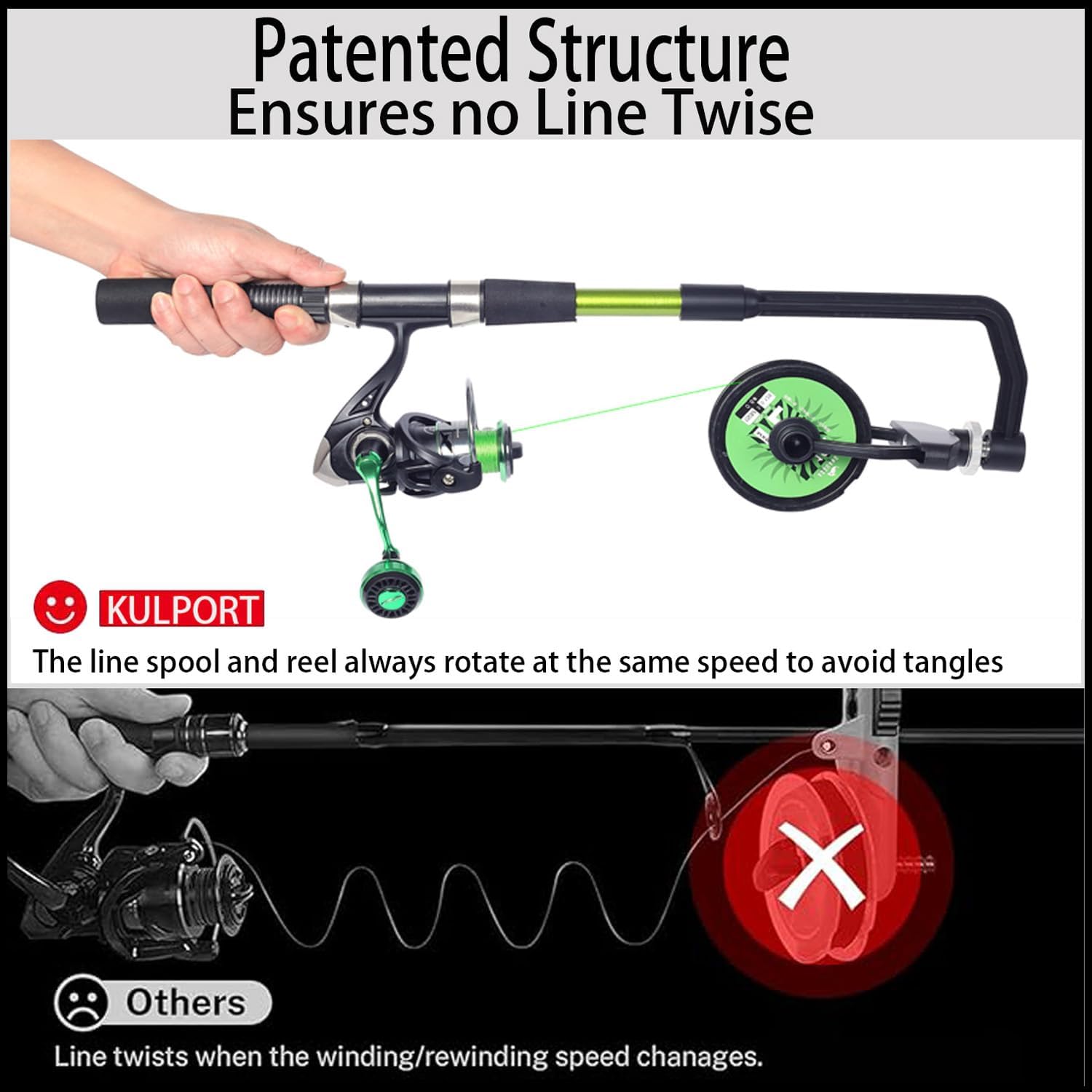 Fishing Line Spooler, Adjustab – Monofilament Line recenzja i cena