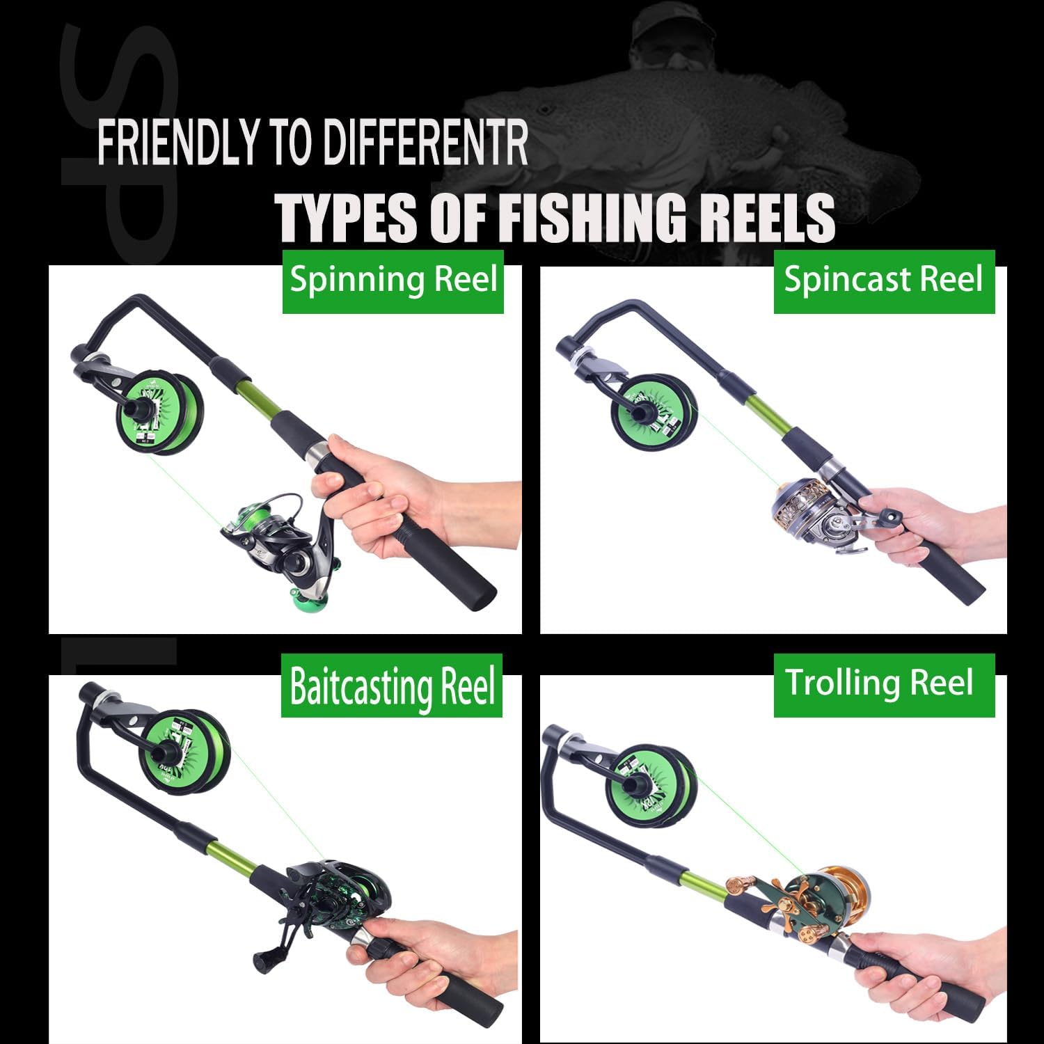 Fishing Line Spooler, Adjustab – Monofilament Line recenzja i cena