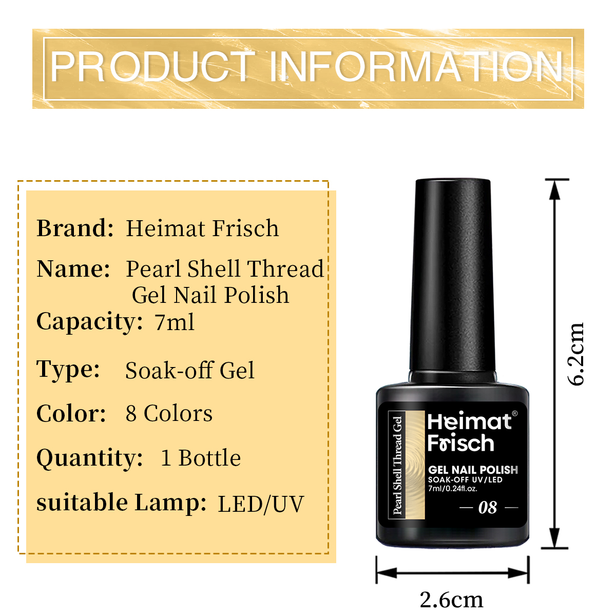 1 piece of shell line gel nail – Copolymer Line recenzja i cena
