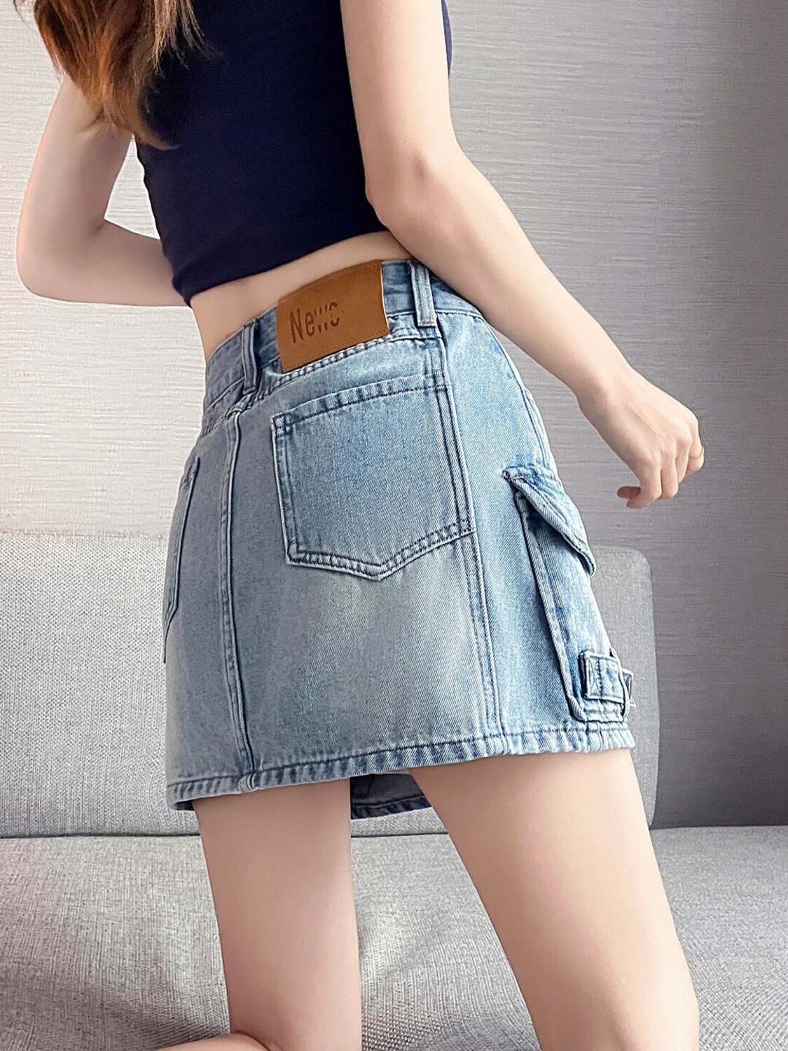 Women High Waist Cargo Denim M – Fly Line recenzja i cena
