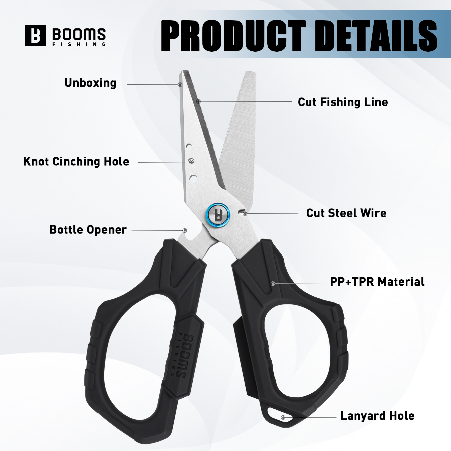 Booms Fishing S04 Fishing Scis – Fishing Line Cutter recenzja i cena
