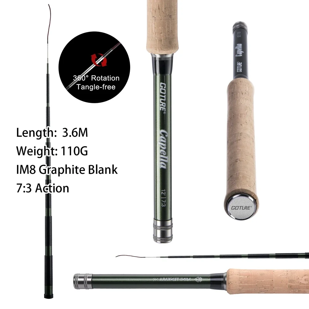 Goture 12FT Classical Tenkara  – Saltwater Line recenzja i cena